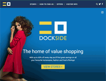 Tablet Screenshot of docksideshopping.com